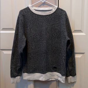 Women’s Gray and White Crewneck - Size Medium